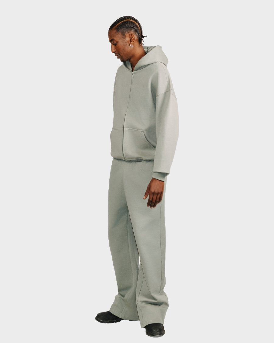 ZIP HOODIE 'VINTAGE OLIVE'