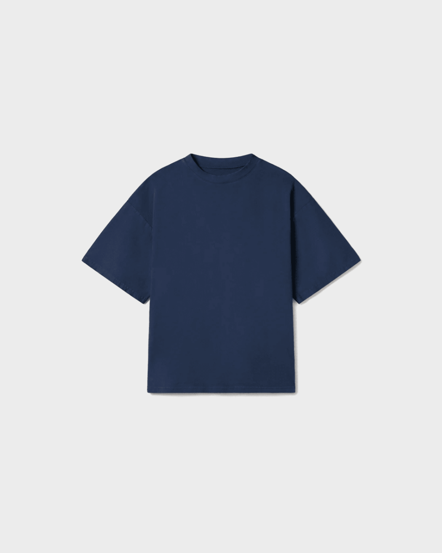 BOX FIT T-SHIRT 'NAVY'