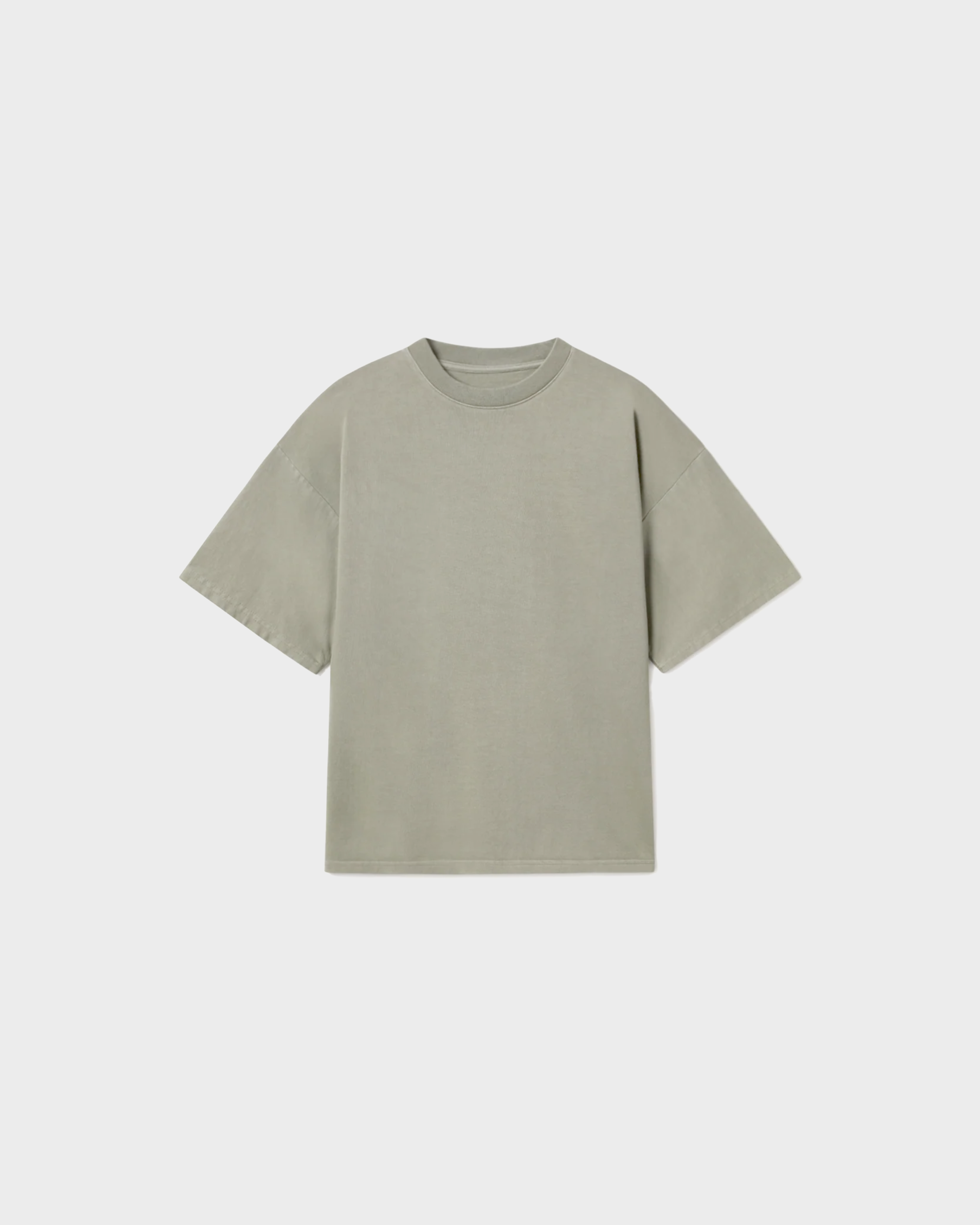 BOX FIT T-SHIRT 'VINTAGE OLIVE'