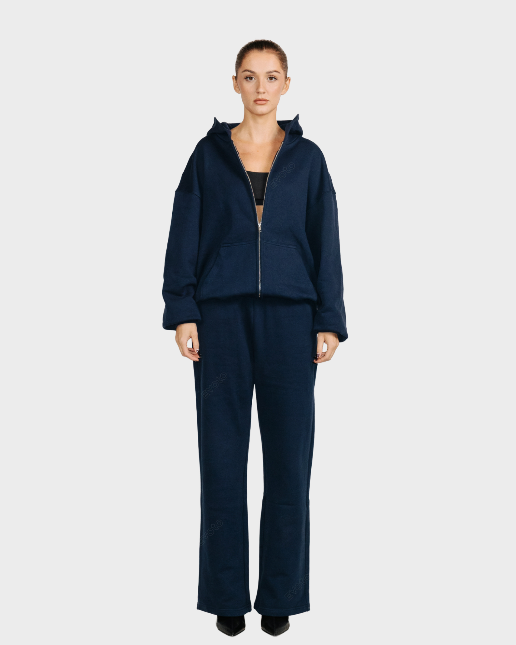 ZIP HOODIE ‘NAVY’