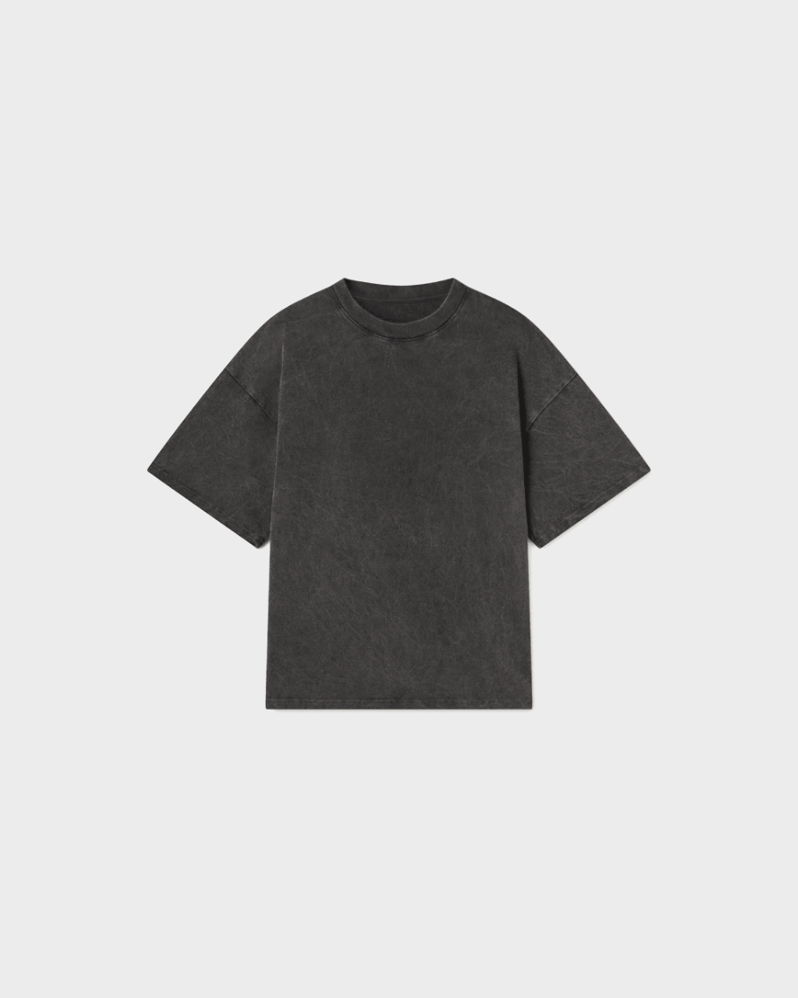 HEAVY BOX FIT T-SHIRT 'VINTAGE BLACK'