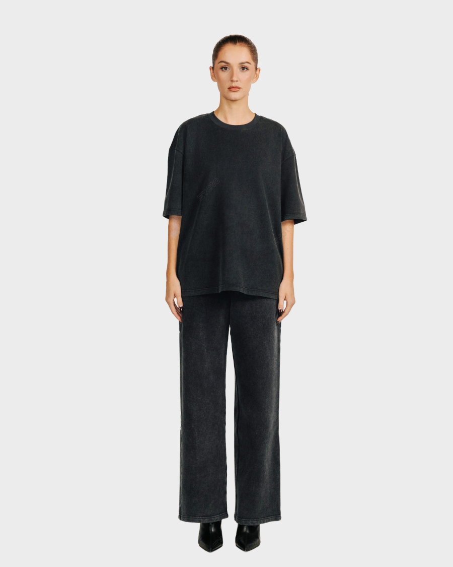 BOX FIT T-SHIRT 'VINTAGE BLACK'