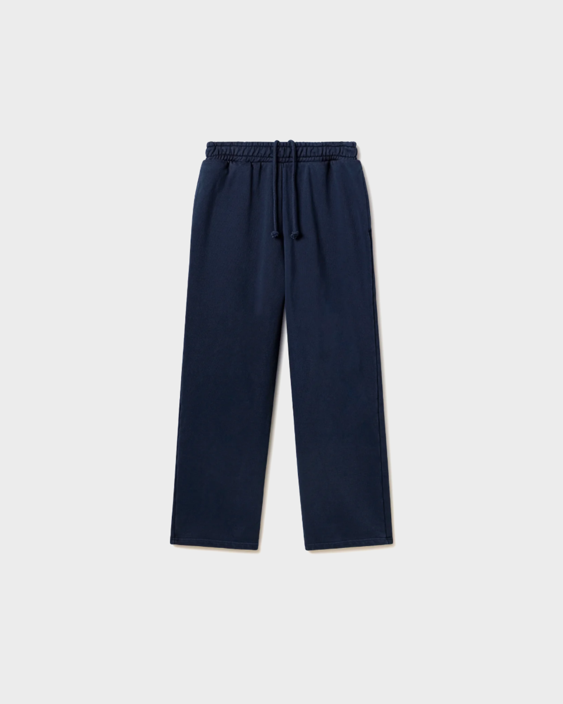 STRAIGHT-LEG PANTS 'NAVY'