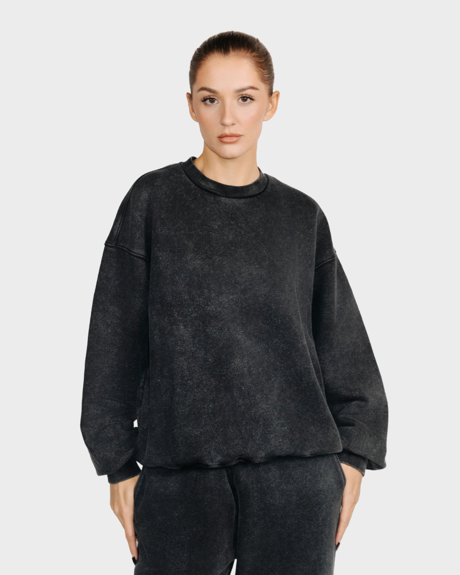 CREWNECK 'VINTAGE BLACK'